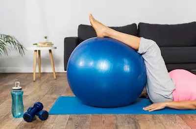 Colchoneta con aro de pilates