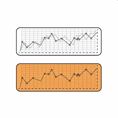 Gráfico de progresión de pesos